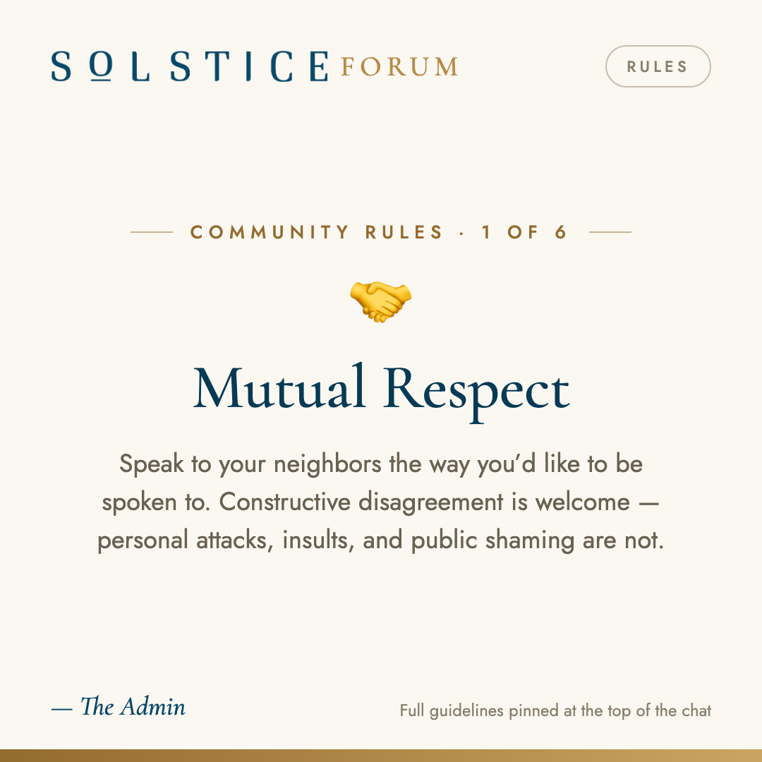 Mutual Respect rule card